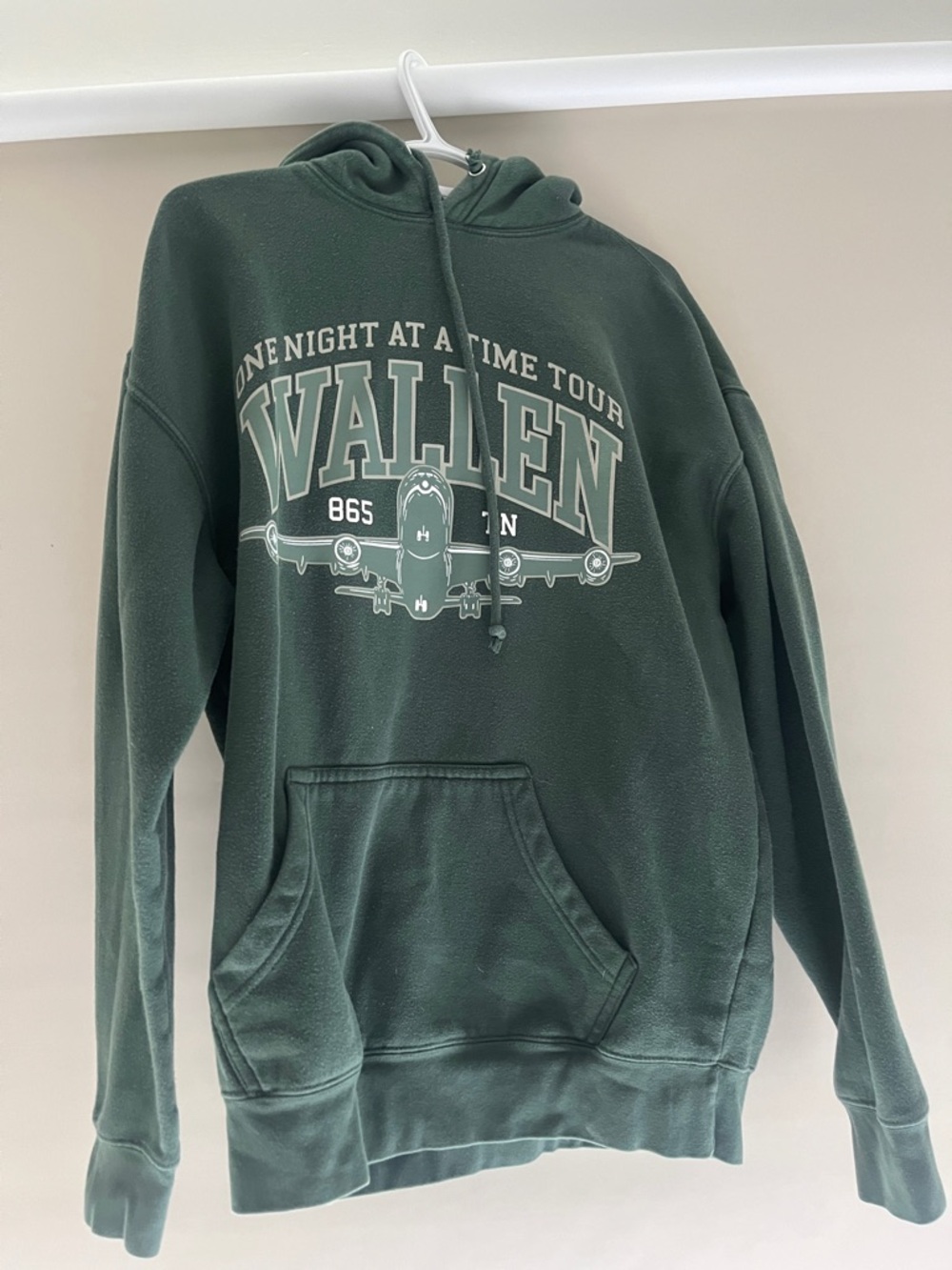 'One Night At A Time Tour' Green Hoodie